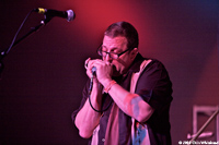 Bill Barrett, harmonica player for Hazmat Modine